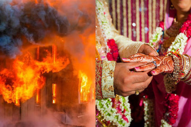 В Индии семья из шести человек сгорела на свадьбе - ФОТО