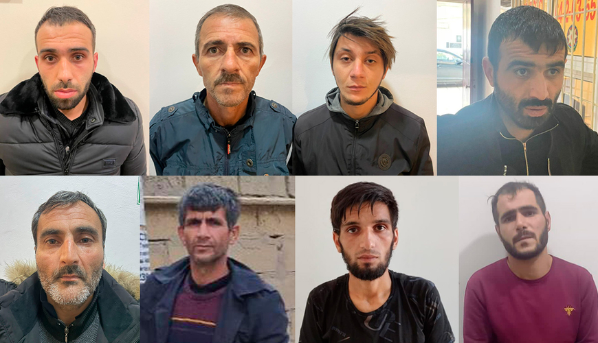 Sumqayıtda silsilə oğurluqlar edən 8 nəfərlik dəstənin üzvləri saxlanılıb - VİDEO
