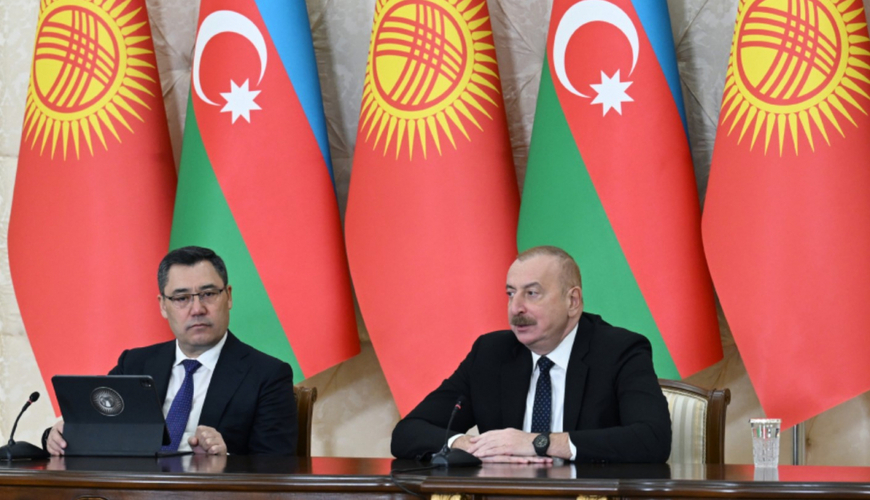 Алиев поблагодарил Жапарова за поддержку. Полный текст сегодняшнего выступления президента