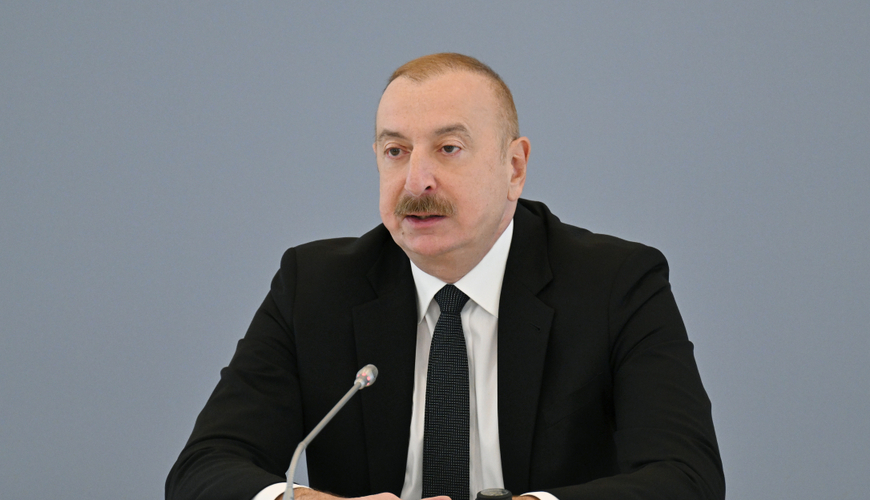 Ильхам Алиев: «Мы не поставляем оружие в Украину, хоть нас и просят»