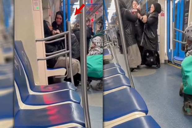 Metroda qadınlar arasında dava ilə bağlı RƏSMİ AÇIQLAMA - VİDEO