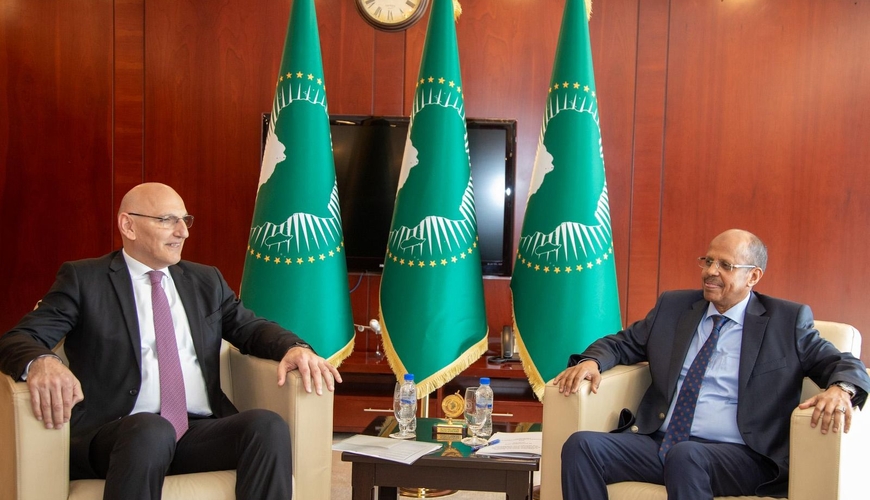 Afrika İttifaqı Komissiyası sədri Elçin Əmirbəyovu qəbul etdi - FOTOLAR