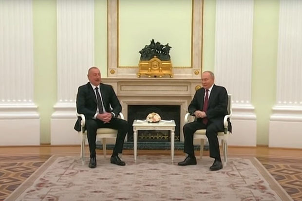 Əliyev-Putin görüşü olub- Yenilənir - Video