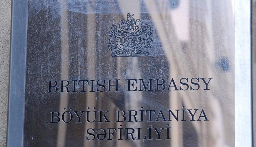 Britaniyanın ölkəmizdəki səfirliyi Londondakı insidenti pisləyib