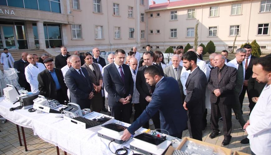 ŞAD XƏBƏR: Bu xəstəxana yeni tibbi avadanlıqlarla təchiz edildi