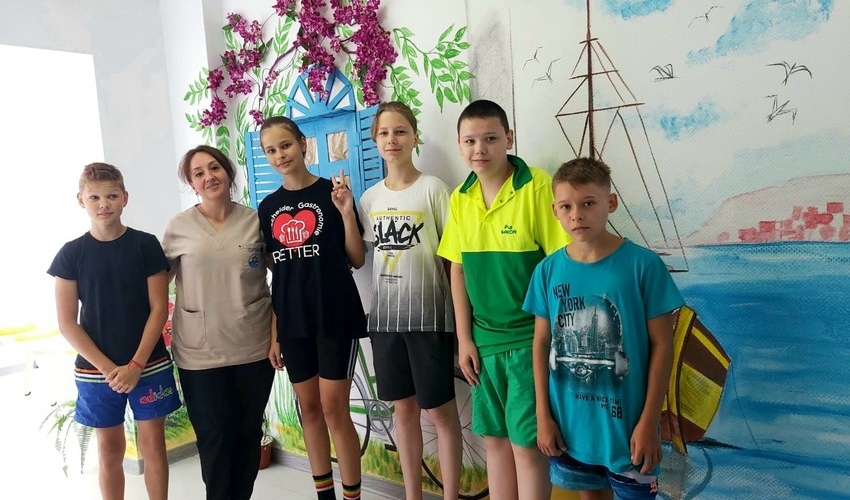 28 ukraynalı uşaq Bakıda reabilitasiya kursu keçir - FOTO