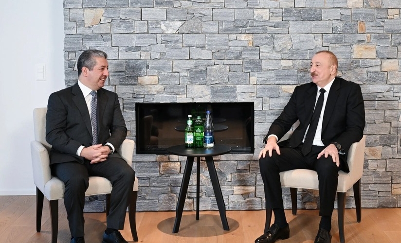 Prezident İraq Kürdüstanının Baş naziri ilə görüşdü