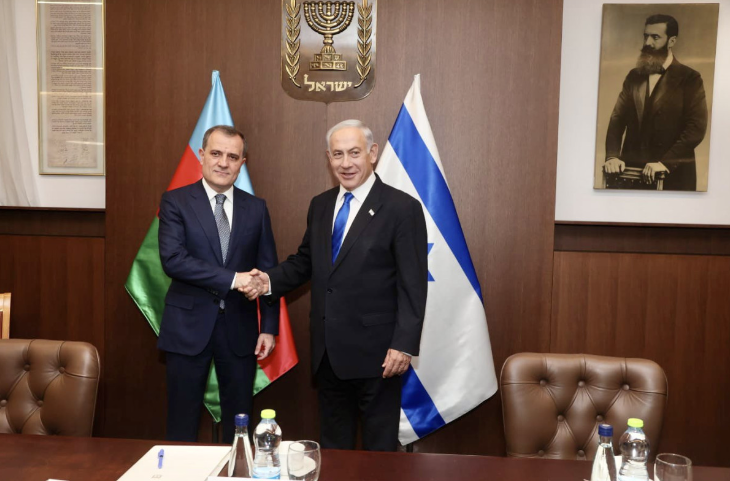 Netanyahu Azərbaycan XİN rəhbərini qəbul edib, regional problemlər müzakirə edilib
