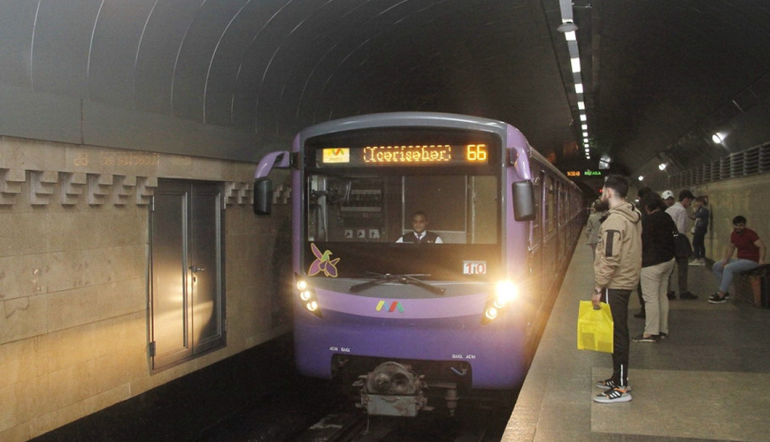 Bayram günlərində Bakı metropoliteninin iş qrafiki açıqlanıb