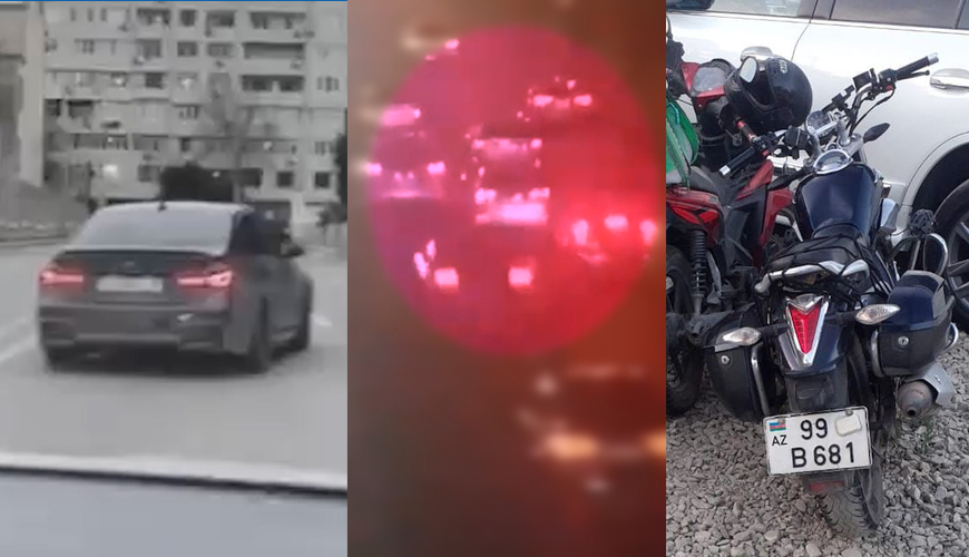 4 nəfərin sürücülük hüququ məhdudlaşdırıldı - VİDEO