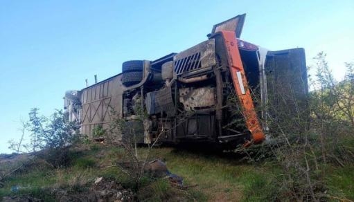 Автобус из Ирана перевернулся в Армении, 5 человек погибли - ФОТО.ОБНОВЛЕНО