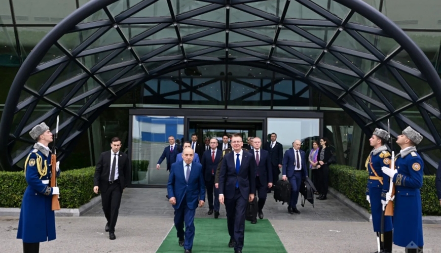 Latviya Prezidentinin Azərbaycana səfəri başa çatdı