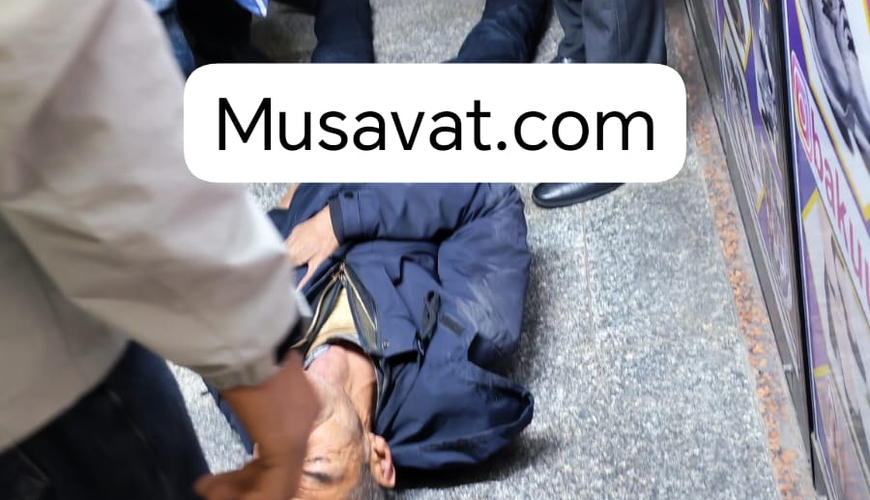 Bakı metrosunda qəribə hadisə - VİDEO