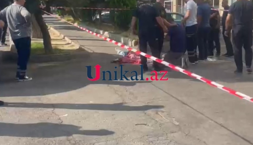 Bakıda kişi keçmiş arvadını küçədə güllələyib öldürdü - VİDEO