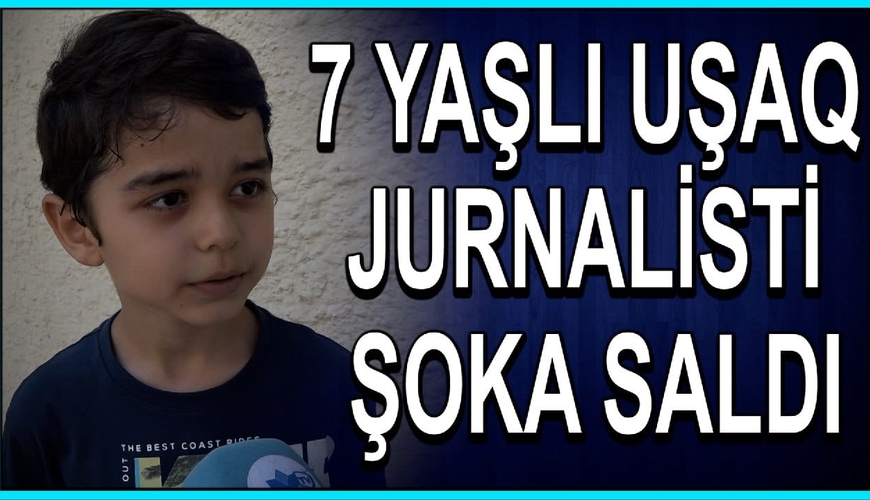 7 yaşlı uşaq jurnalisti şoka saldı - Uşaqların bayram arzuları NƏLƏRDİR?- VİDEO