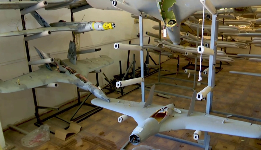 Xankəndidə hərbi texnika və dronların modifikasiyası ilə məşğul olan hərbi istehsalat mərkəzinin VİDEOSU