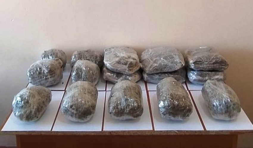 42 kiloqram narkotikin Azərbaycana keçirilməsinin qarşısı alınıb - FOTO