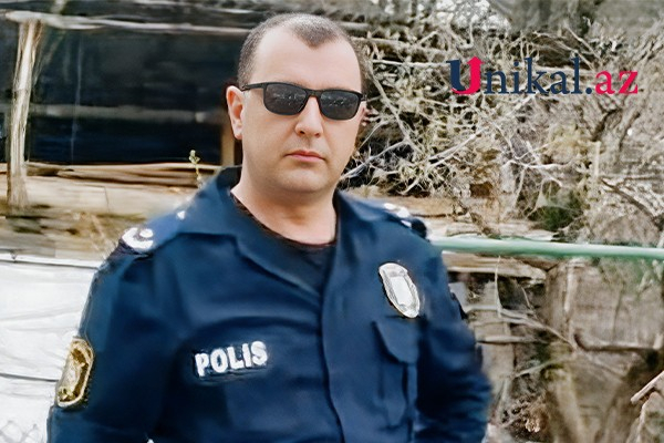 Ağır yol qəzasında ölən polisin FOTOSU