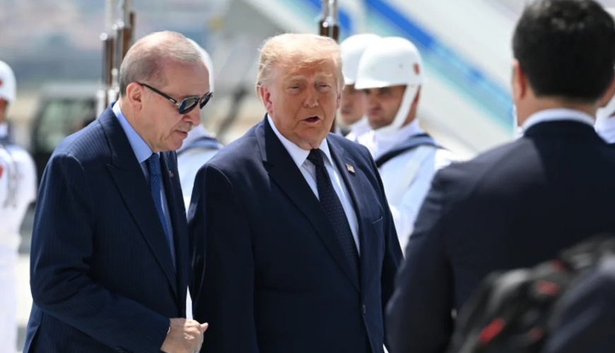 Эрдоган лично встретил Трампа в аэропорту Анкары
