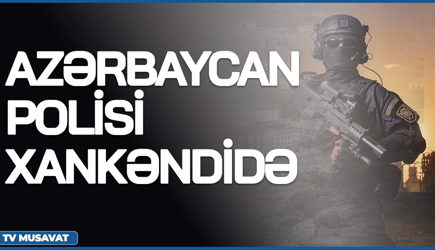NƏHAYƏT! Azərbaycan hərbçiləri və Azərbaycan polisi Xankəndidə - möhtəşəm görüntülər CANLIda