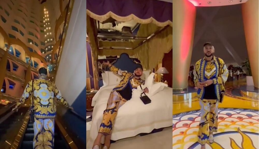 Kirkorov Dubayda lüks hoteldə qaldığı otağı nümayiş etdirdi - VİDEO