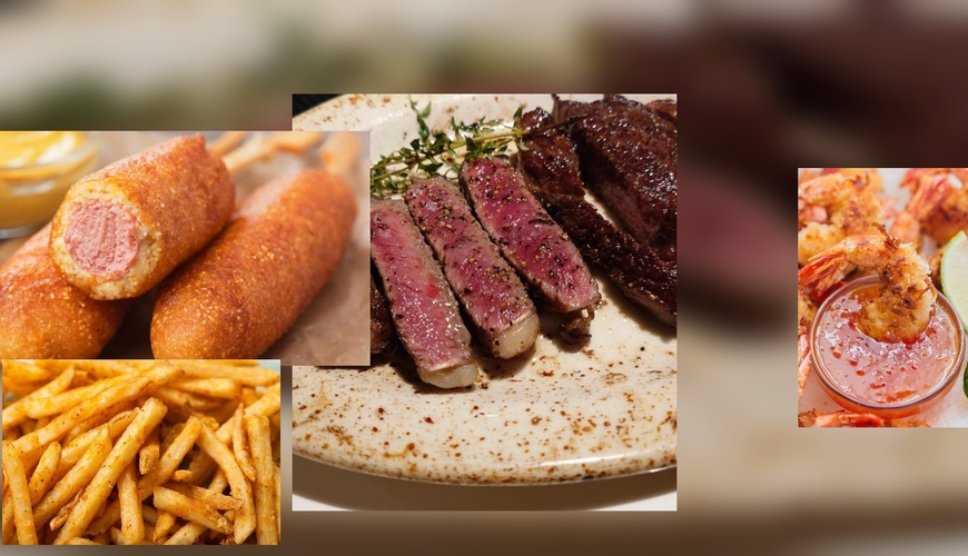 Trampın mətbuat nümayəndələri üçün verdiyi nahar - FOTO