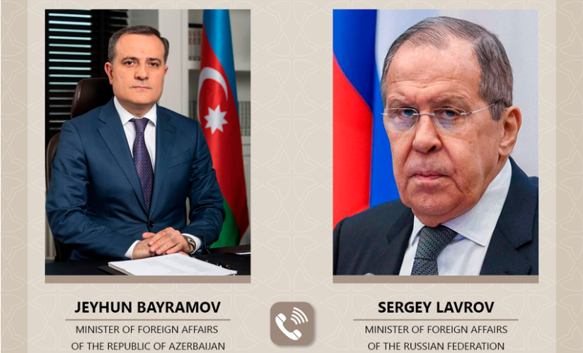 Ceyhun Bayramov və Sergey Lavrov Azərbaycan-Ermənistan normallaşma prosesini müzakirə ediblər