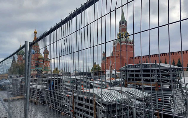 Moskvada Qırmızı Meydan bağlandı - FOTOLAR