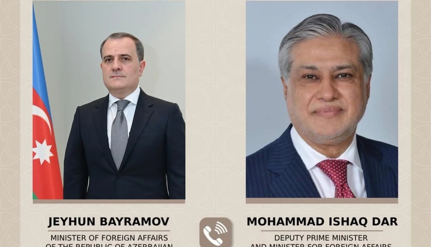 Ceyhun Bayramov pakistanlı həmkarı ilə Yaxın Şərqdəki gərginliyi müzakirə etdi