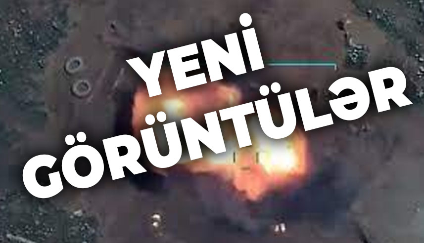 Azərbaycan Ordusunun erməni postlarını darmadağın etdiyi görüntülər - VİDEO