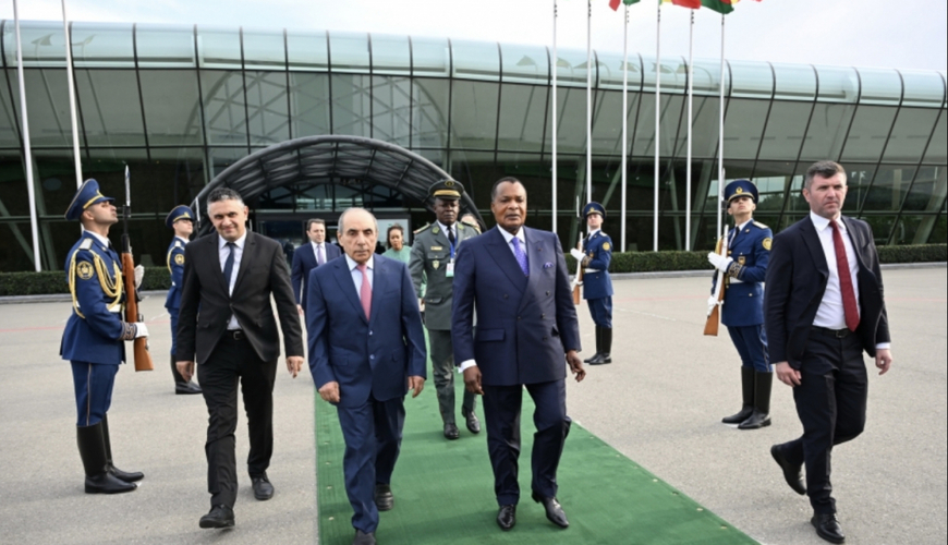 Завершился официальный визит президента Конго в Азербайджан - ФОТО