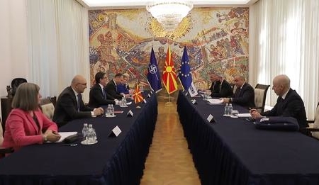 Azay Quliyev Şimali Makedoniyanın Prezidenti ilə görüşdü - mühüm müzakirələr

