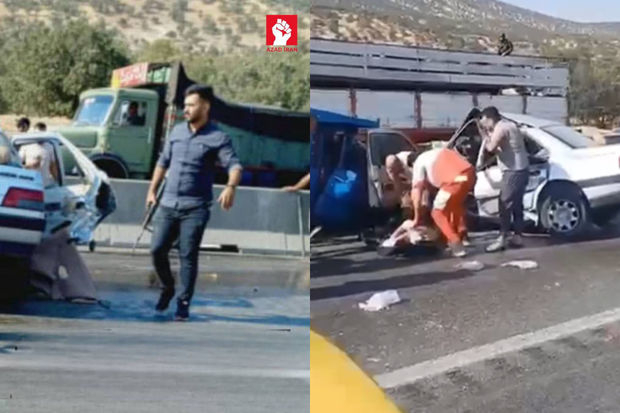 İranda polislər sürücünün ölümünə səbəb olublar - FOTO/VİDEO