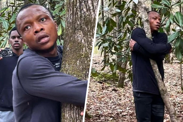 Африканец установил мировой рекорд по количеству обнятых деревьев за час - ФОТО