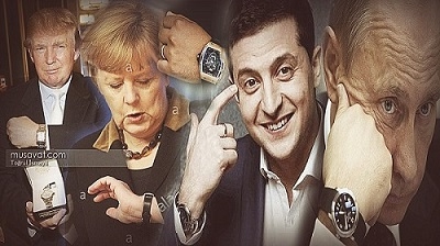 Dövlət başçılarının saatları: Tramp 7000, Merkel 100, Sindzo Abe 300, Zelenski 1200 dollarlıq saat taxır -