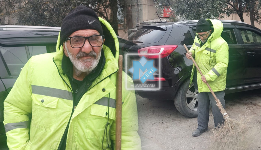 33 ilin süpürgəçisinin jurnalistə ən son sualı: “Ət yardımı olacaq?” - VİDEO
