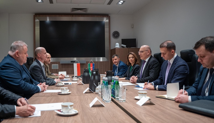 Elçin Əmirbəyov Polşada görüşlər keçirib