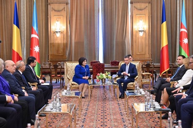 Azərbaycan və Rumıniya parlament sədrlərinin görüşü olub - FOTO