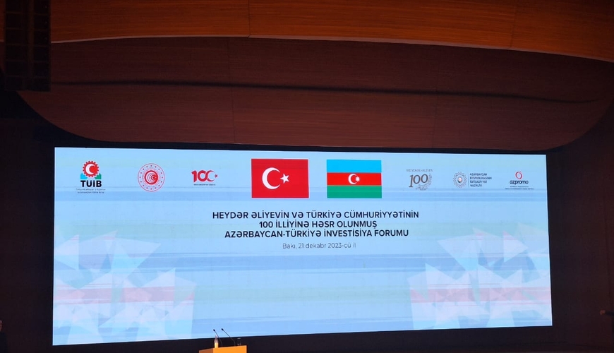 Bakıda MÜHÜM TƏDBİR: Azərbaycan-Türkiyə İnvestisiya Forumundan GÖRÜNTÜLƏR