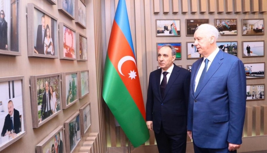 Кямран Алиев обсудил с Бастрыкиным сотрудничество в борьбе с преступностью - ФОТО