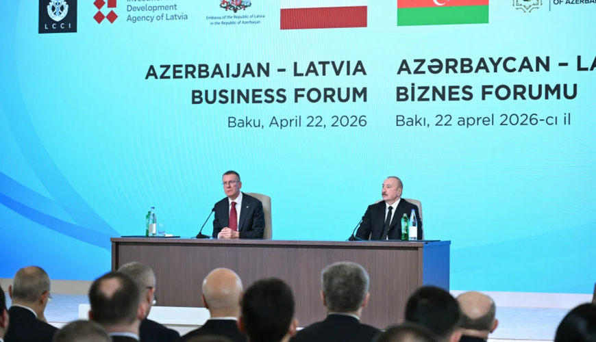 Latviya Prezidenti: Ağ Şəhər mənə çox böyük təəssürat bağışladı