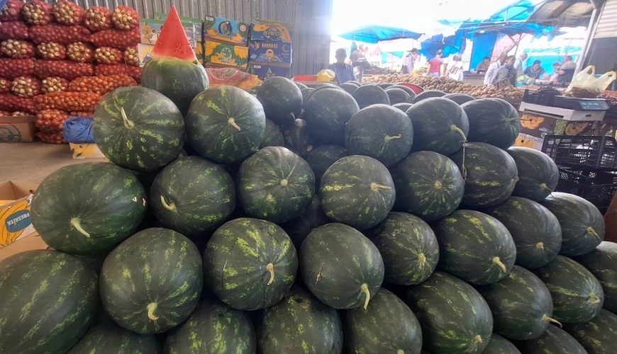Bazarların “erkən yay” mənzərəsi: qarpız-yemiş satışda: qiym