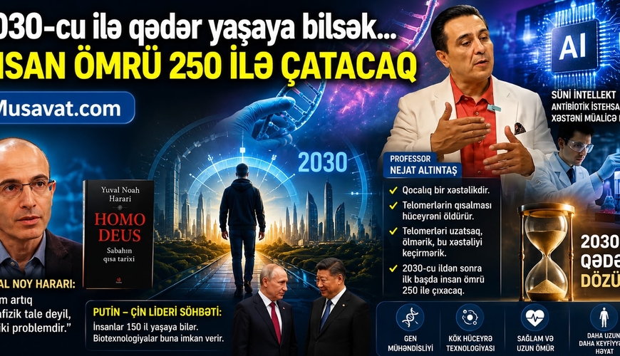 2030-cu ilə qədər yaşaya bilsək… İnsan ömrü 250 ilə çatacaq, varlılar... - SENSASİON VİDEO