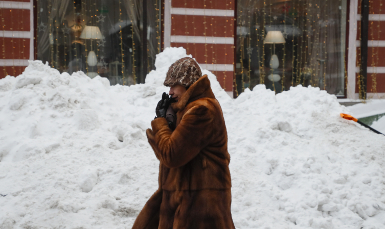 Rusiyada havanın temperaturu mənfi 56 dərəcəyə düşdü - FOTOLAR