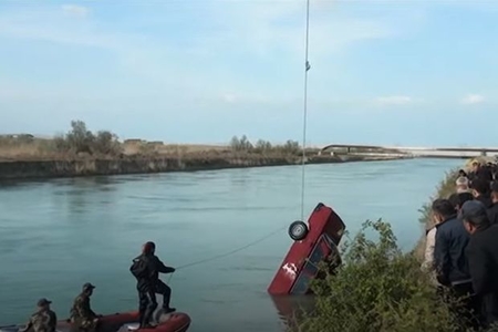 Avtomobilini kanala aşıran, lal olduğu deyilən şəxsin meyiti TAPILDI