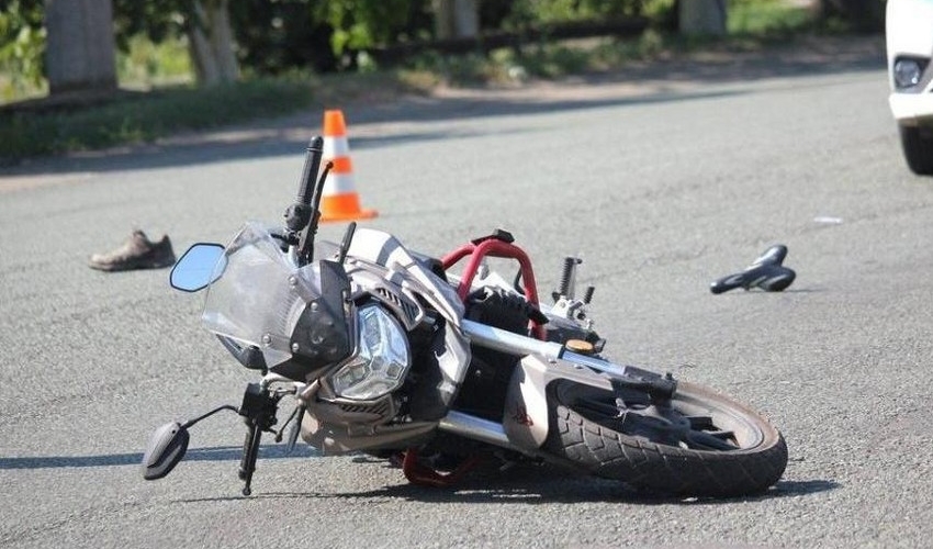 Bakıda 41 yaşlı motosikletçini avtomobil vurub