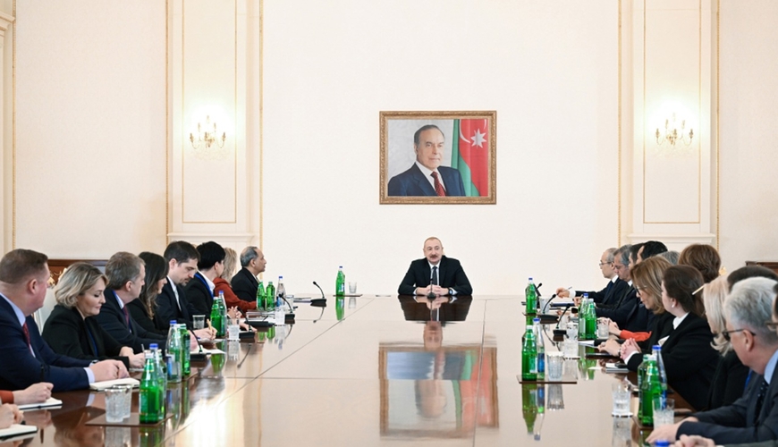 Prezident bu şirkətlərin rəhbərlərini qəbul etdi - FOTOLAR