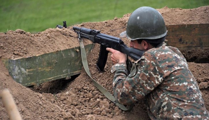 ВС Армении снова обстреляли позиции азербайджанской армии