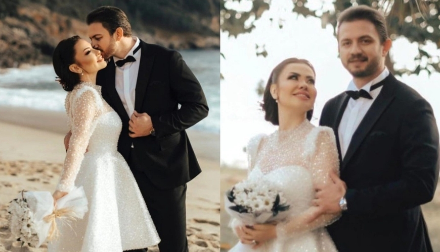 Türkiyəli müğənni doğum günündə iranlı sevgilisi ilə evləndi - VİDEO,FOTOLAR