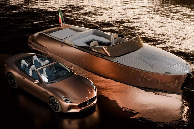 Эмблема Maserati впервые украсит роскошный катер - ФОТО